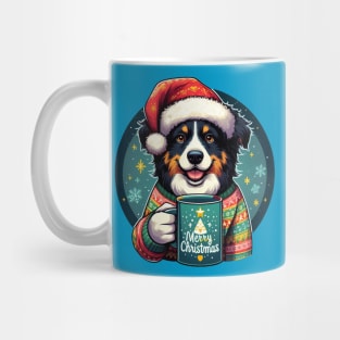 Christmas Black Tri Aussie Mug